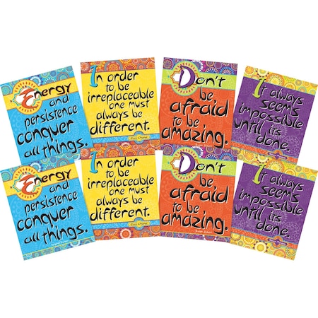 Barker Creek Be Amazing Art Prints Set, Moroccan Collection, 8/Set 4201